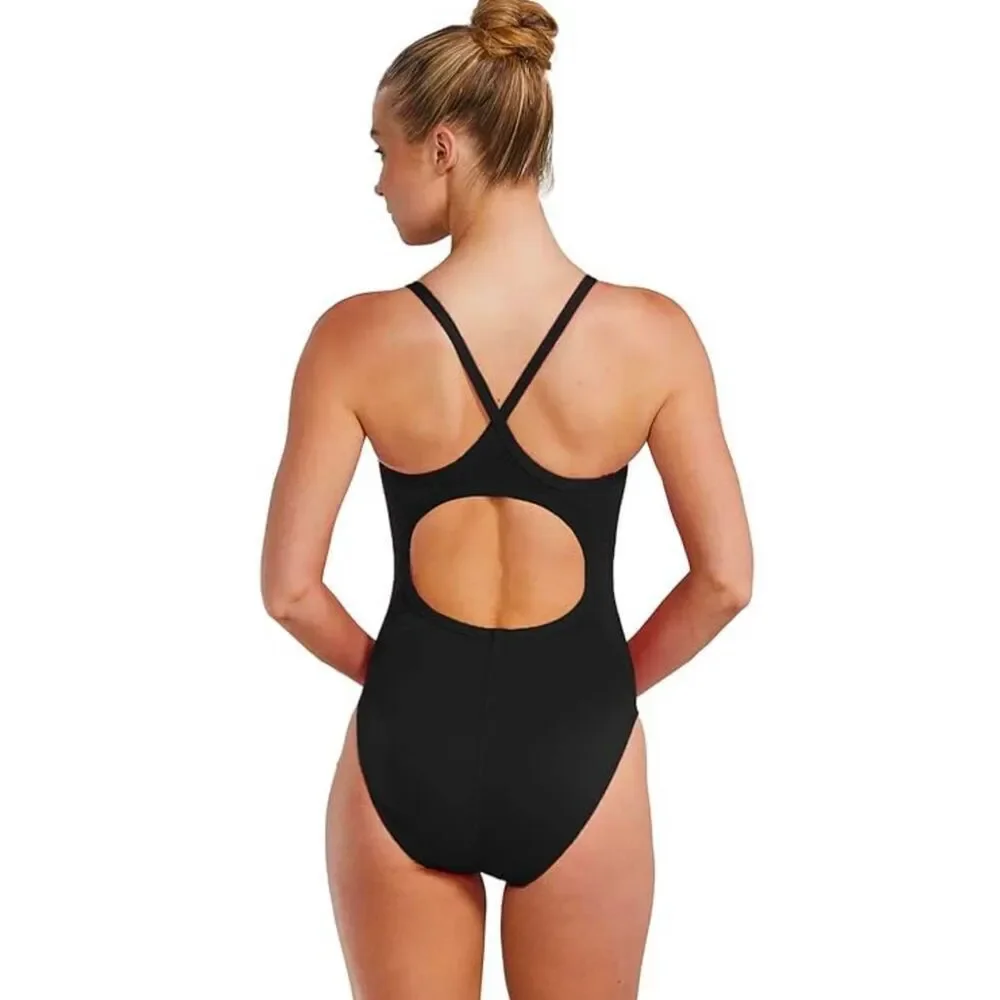TYR Women's Durafast Elite Diamondfit one piece Pro Swimsuit Black 26 XS